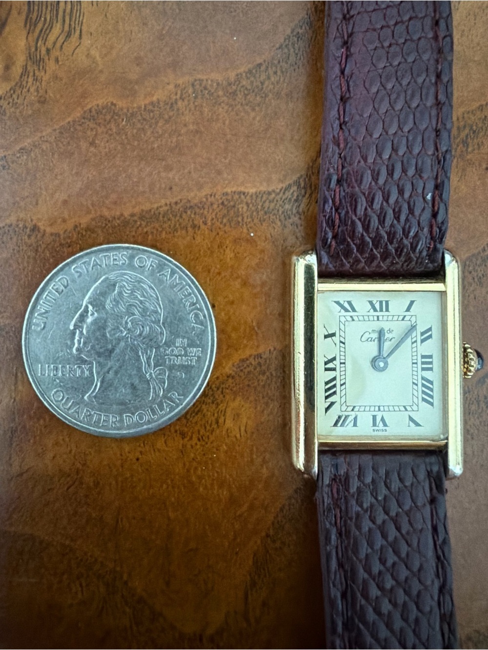 Must de Cartier Tank Watch — Gold Vermeil over 925 Sterling Silver |
Vintage - Picture 10 of 10